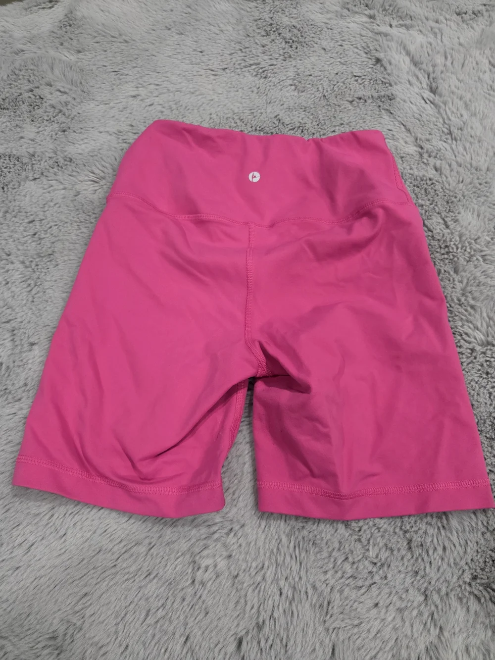 Reflex Hot Pink High-Waist Bike Shorts